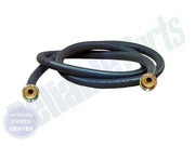 SUPCO 6' REINFORCED RUBBER WASHER FILL HOSE 3806FF - Main view showing reinforced design for Samsung and LG models