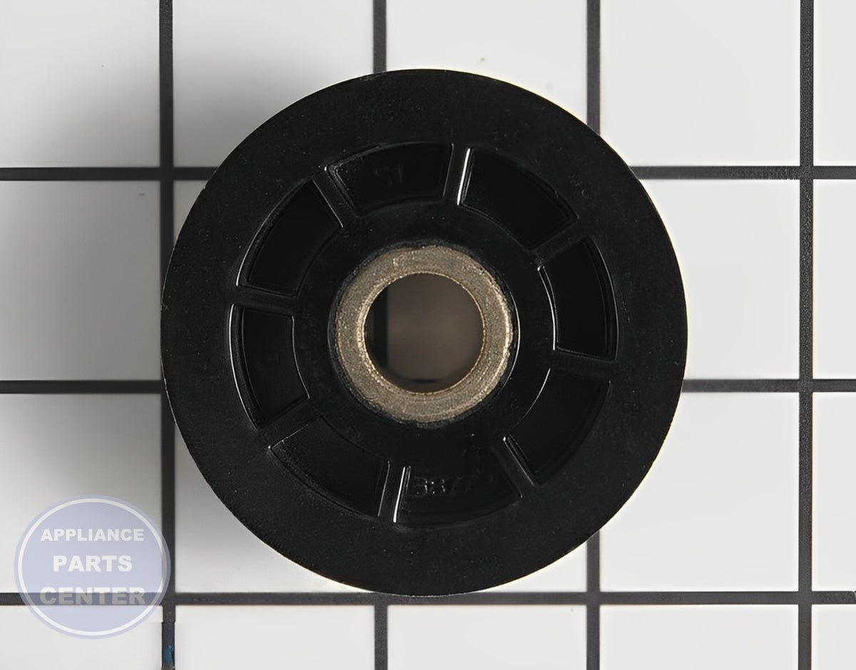 IDLER PULLEY WHEEL 38225P - Side view with precise specifications