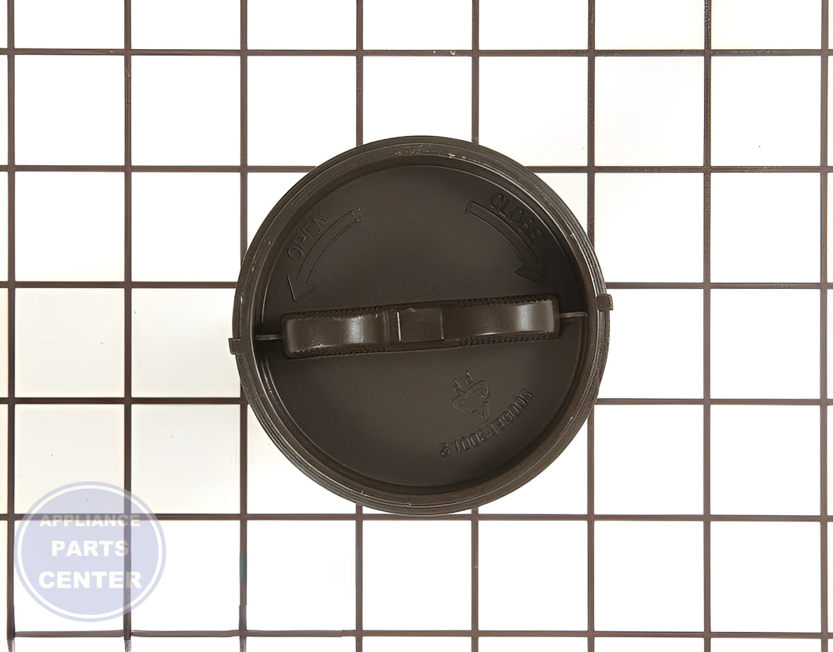 LG WASHER DRAIN FILTER AND CAP ASSEMBLY 383EER2001A - Detailed view of high-quality pump