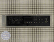 LG RANGE OVEN BLACK TOUCHPAD OVERLAY AND CONTROL PANEL 383EW1N006N - Main view showing touchpad overlay for LG Range/Stove/Oven models