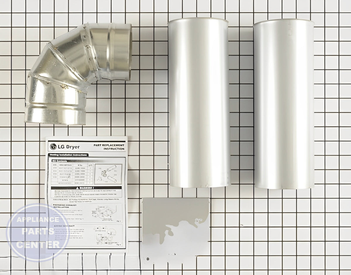 LG DRYER STAINLESS STEEL SIDE VENTING KIT 3911EZ9131X - Main view showing efficient venting for LGE Dryers