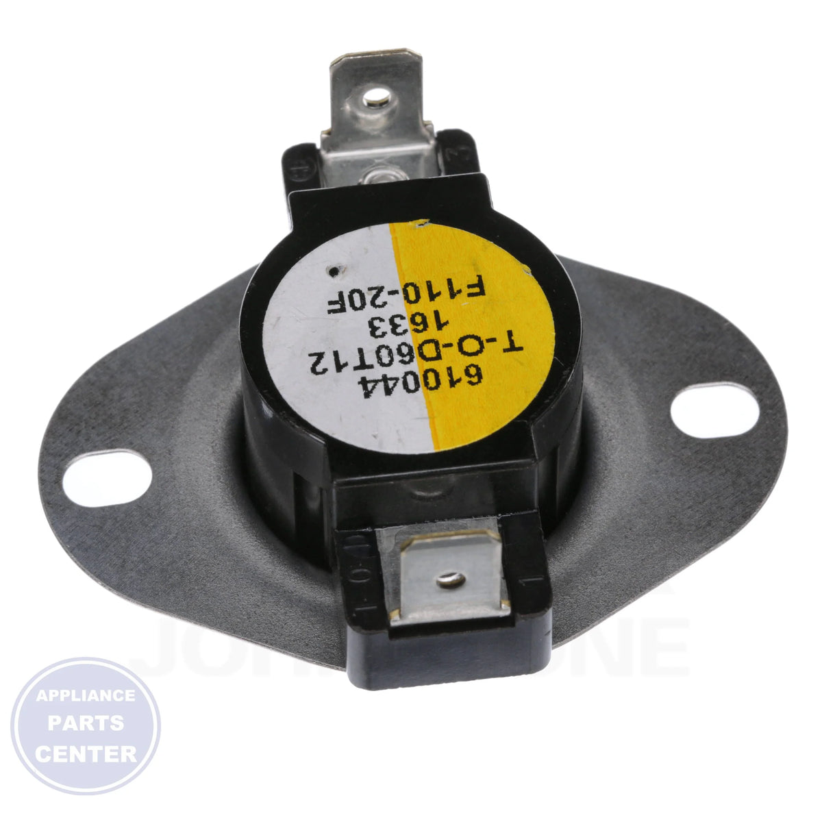 Snap Disc Fan Control 3F01-110 - Side view with ¾" mounting holes