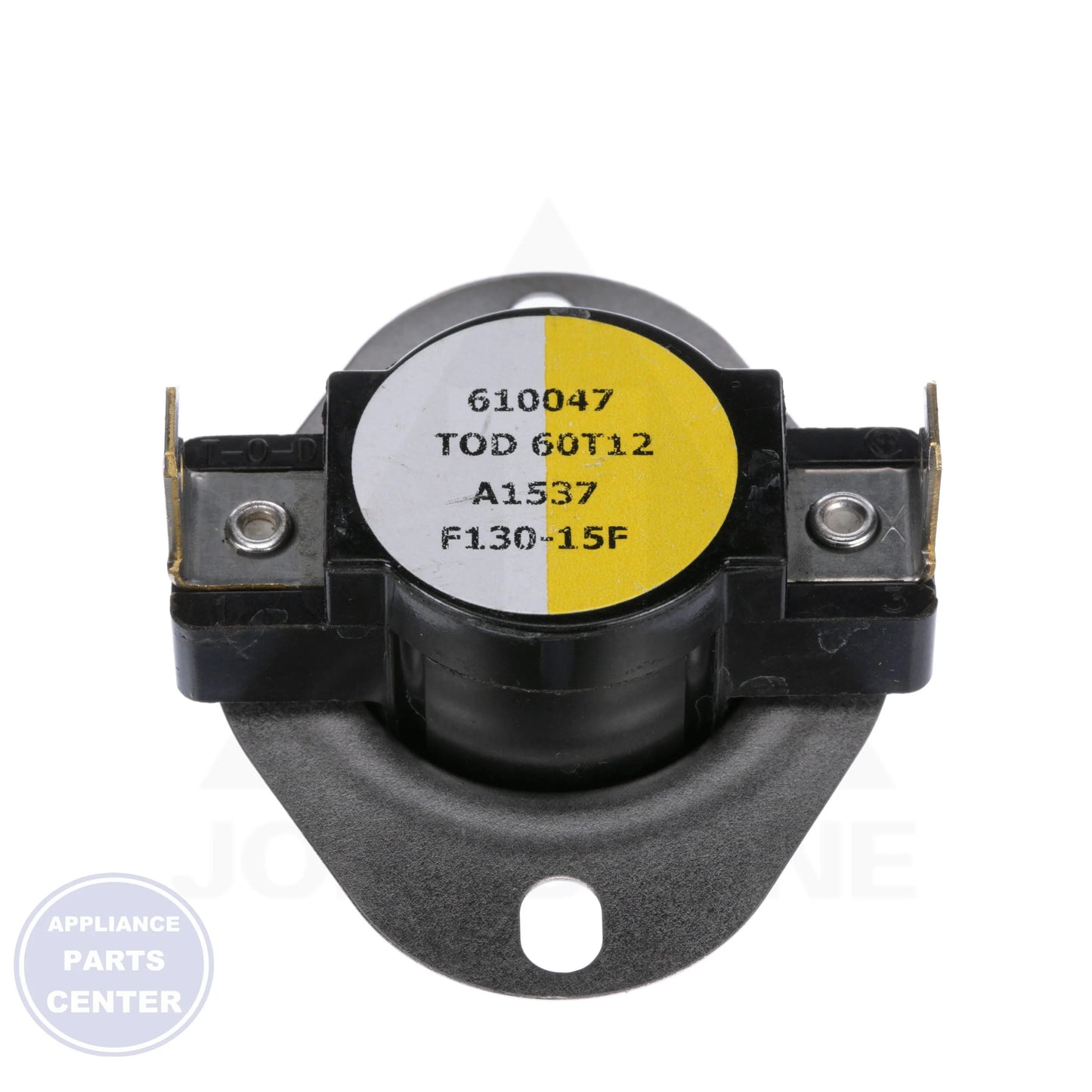 Snap Disc Fan Control 3F01-130 - Detailed view of temperature control details