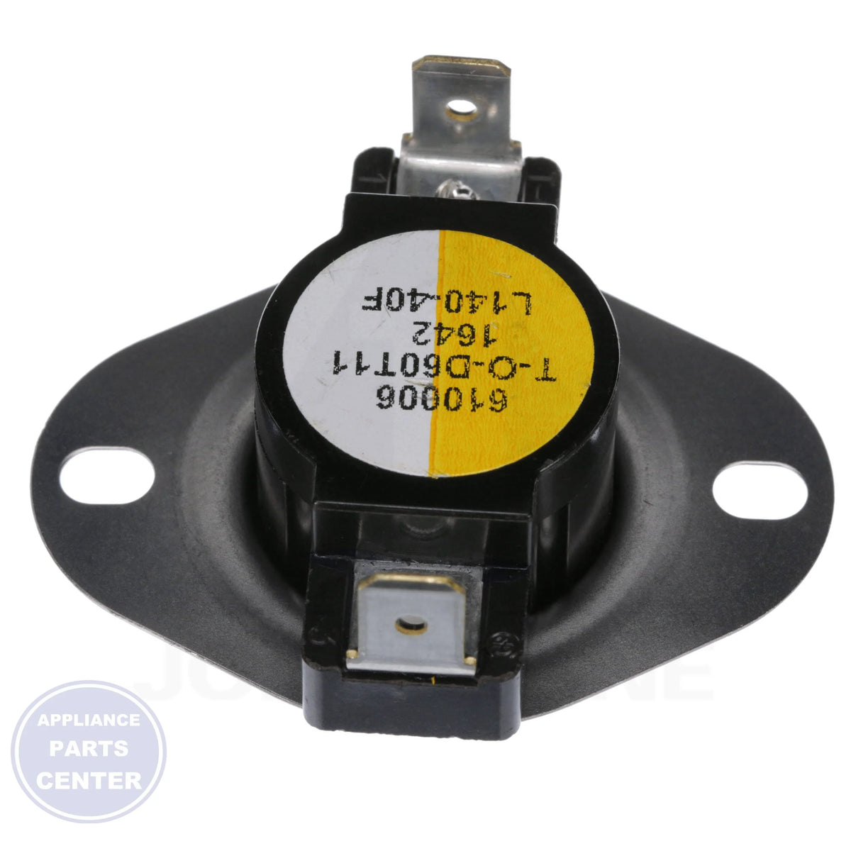 Snap Disc Limit Control 3L01-140 - Side view with 100°F to 140°F temperature range