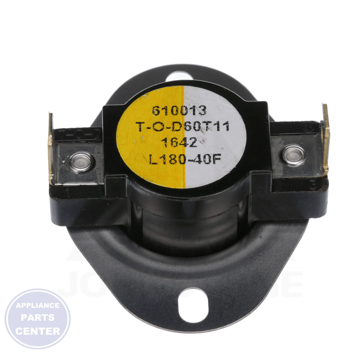Snap Disc Limit Control 3L01-180 - Detailed view of SPST type with temperature range 140°F to 180°F