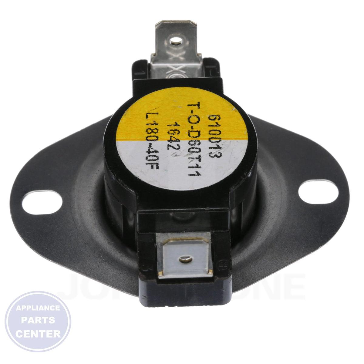 Snap Disc Limit Control 3L01-180 - Side view with ¾" mounting hole specifications