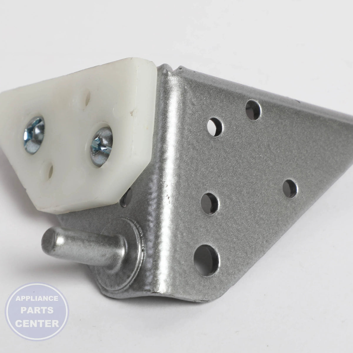 WPL BTM HINGE ASY-RT-SLOTTE 4-82693-011 - Installation in WPL Refrigerator showing key mounting points