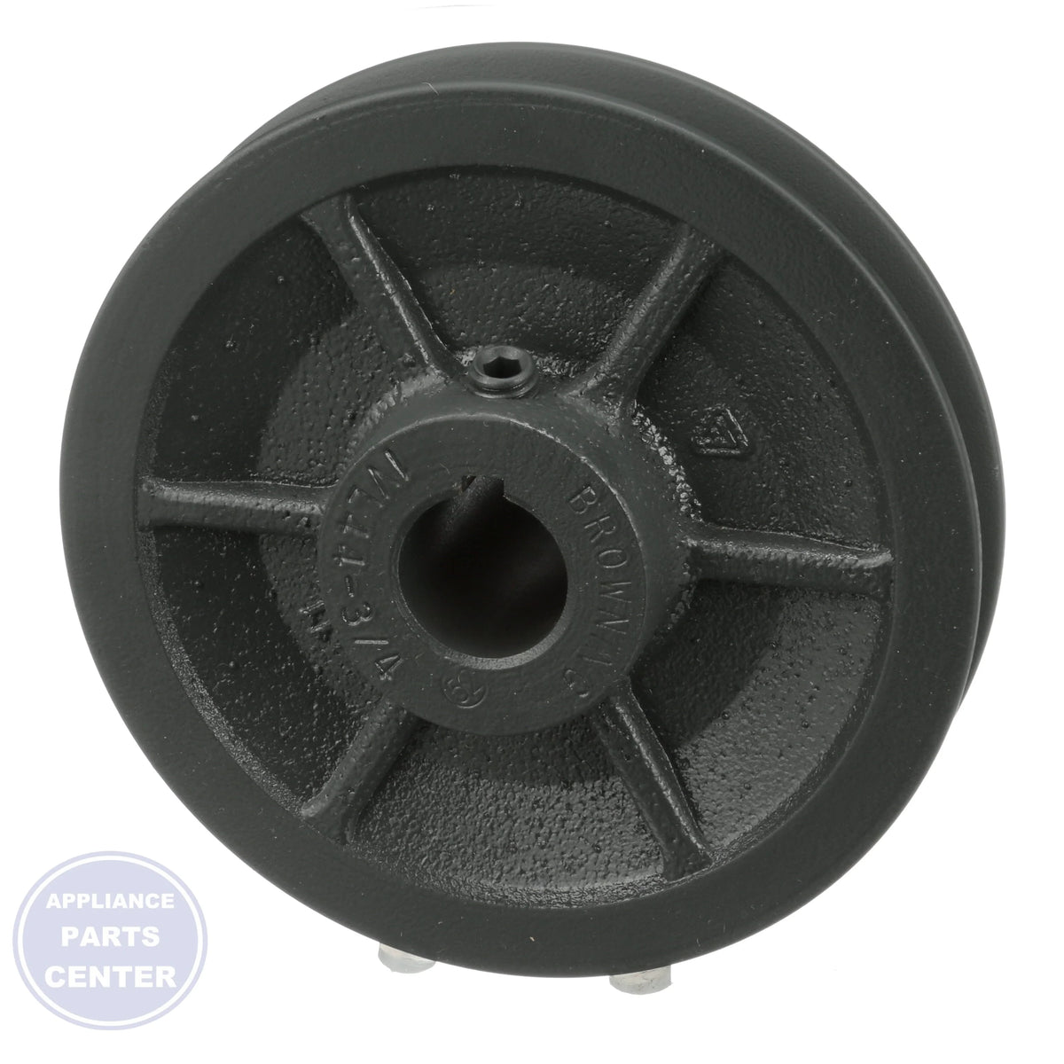 VL Cast Iron Sheave Single Groove Variable Pitch 1VL44X3/4 - Detailed view of the single groove design