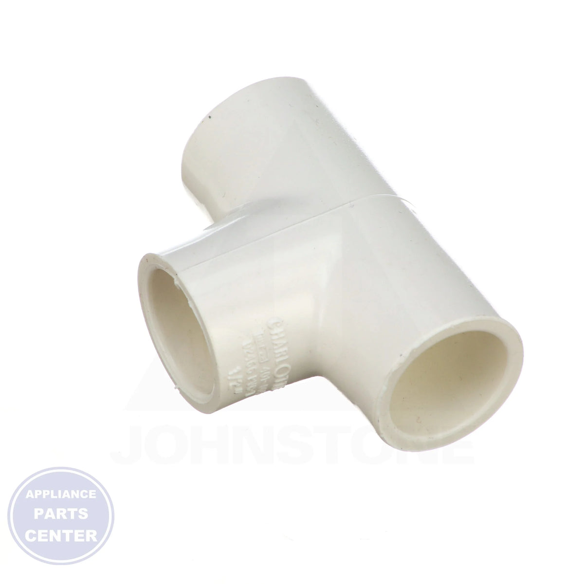 PVC 401-005 - Detailed view of 1/2 inch tee