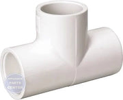 Appliance Parts 2 x 2 x 2 PVC SLIPxSLIPxSLIP Tee 401-020 - Main view showing Slip x Slip x Slip for irrigation systems