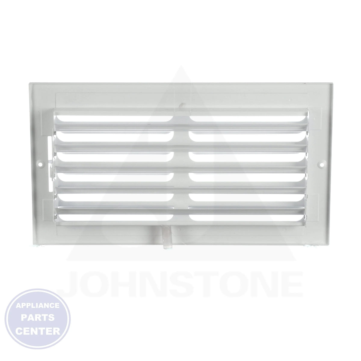 401 Series Stamped Curved Blade Register 401M12X06 - Side view with 12" x 6" measurements