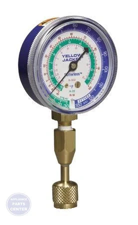 H28-225 Quick Connect Test Gauge 40332 - Main view showing Brass quick connect fitting for multiple models