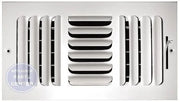 [Brand] 403 Series Stamped Curved Blade Register 403M14X06 - Main view showing Multi-Shutter Damper for [specific models]