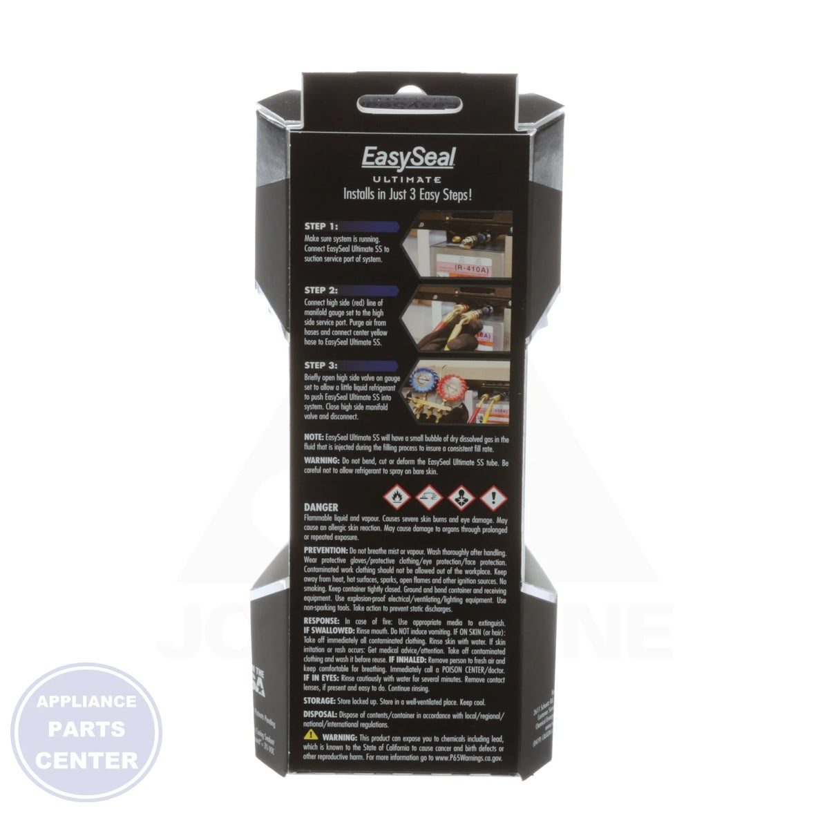 EasySeal Direct Inject SS 4050-05 - Side view with 2-ton system compatibility