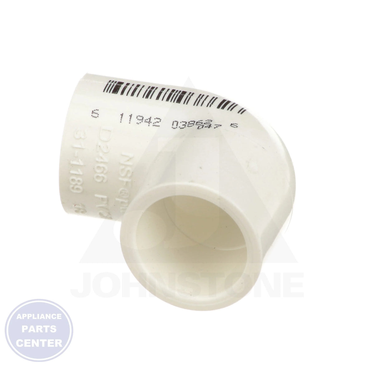 PVC SLIPxSLIP 90 Elbow 406-005 - Detailed view of SCH 40 type
