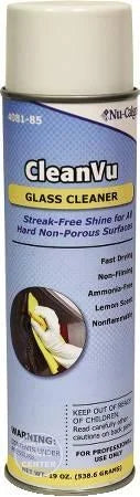 [Brand] CleanVu Aerosol Glass Cleaner 4081-85 - Main view showing streak-free shine for [specific models]
