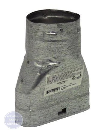 [Brand] 4" B-Vent Oval To Round Adapter 40E - Main view showing seamless conversion for various appliance models