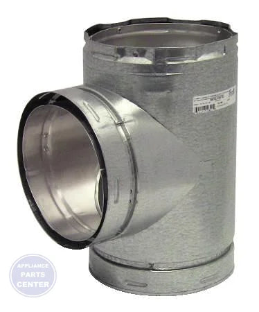 [Brand] 4" B-Vent Oval Standard Tee 40T - Main view showing seamless transition for top models