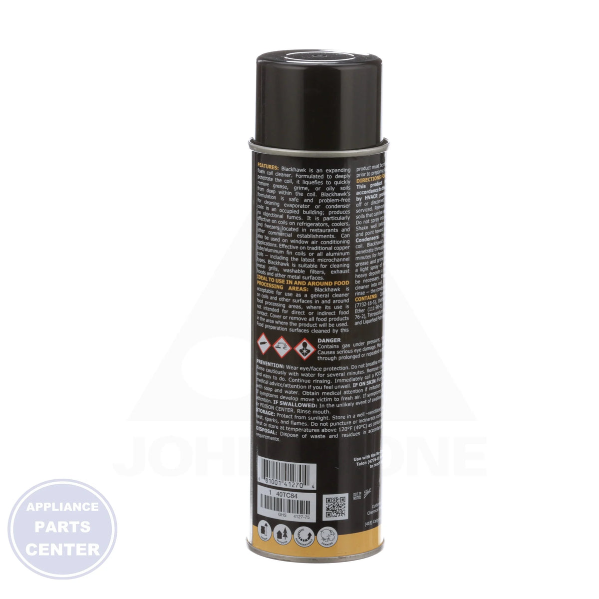 Blackhawk 18oz Aerosol Coil Cleaner 4127-75 - Side view with a 18 Oz size