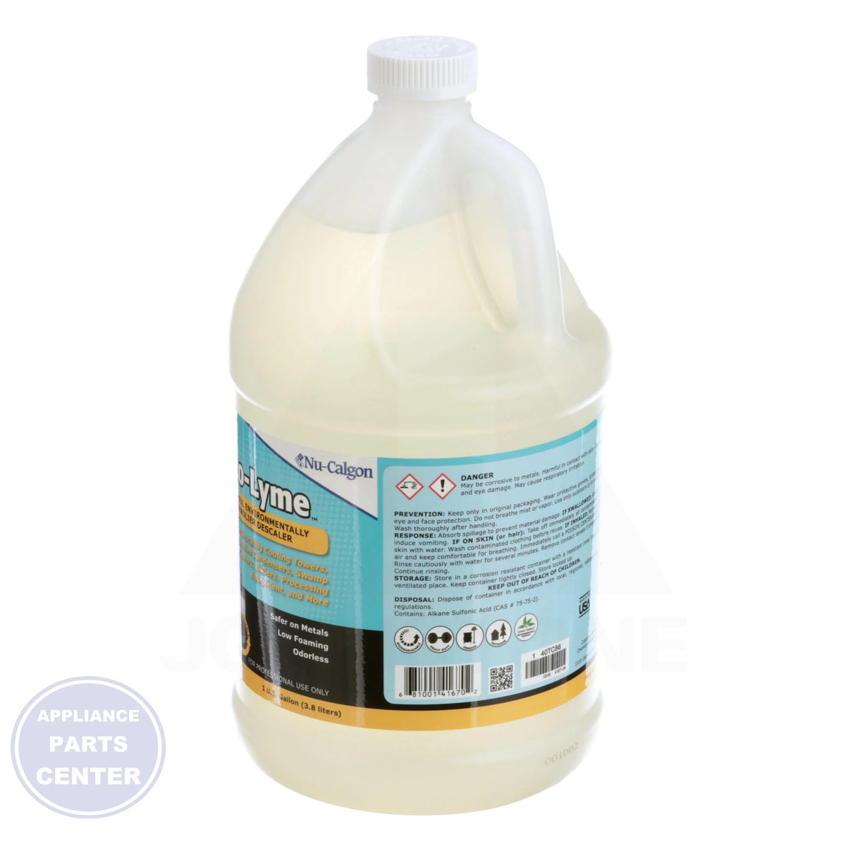Eco-Lyme Descaler 4167-08 - Detailed view of safe metal treatment capabilities