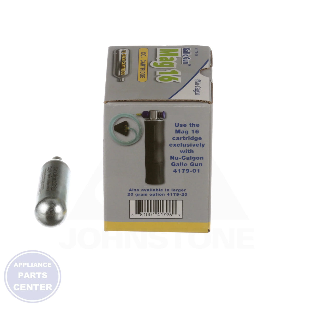 CO2 Cartridge 16 Grams 4179-16 - Detailed view of high-quality replacement cartridge