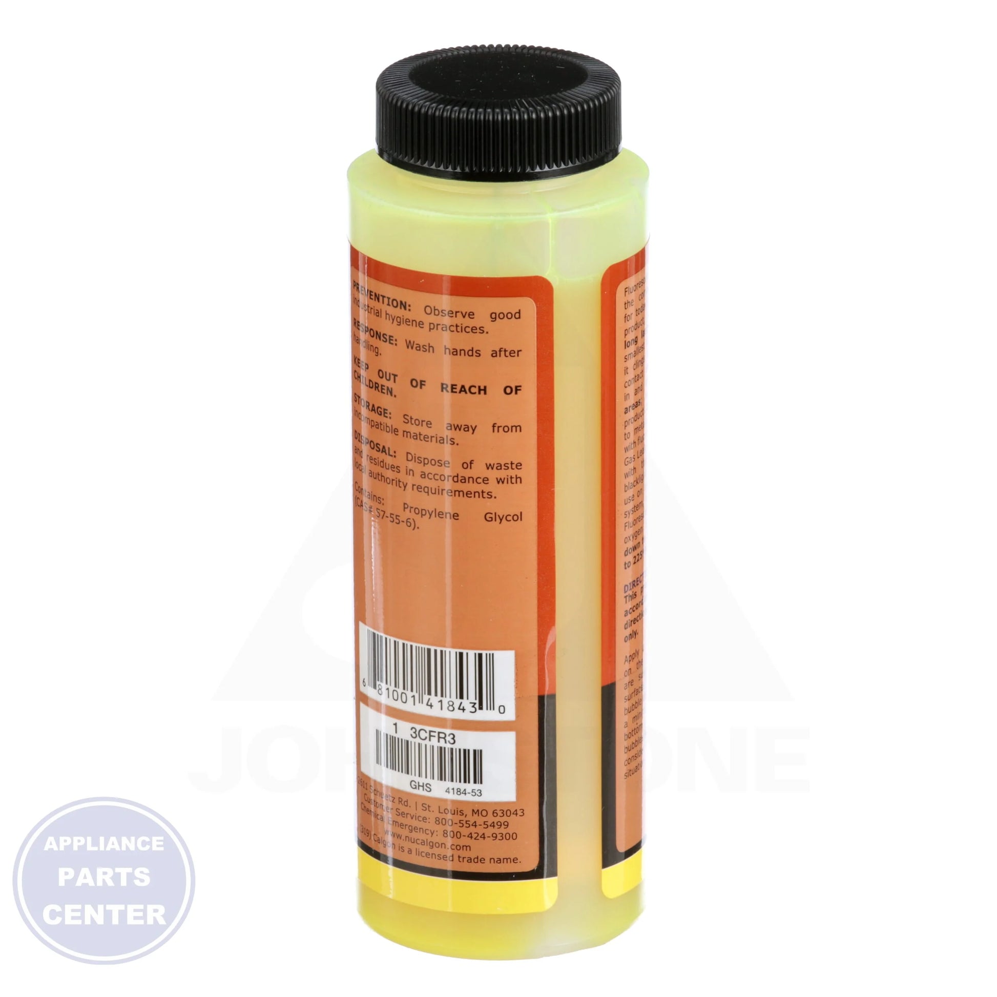 Gas Leak Detector 4184-53 - Side view with 8 oz volume