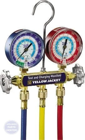 [Brand] Series 41 2-Valve Manifolds 42006 - Main view showing bold easy-to-read gauges for H26-424
