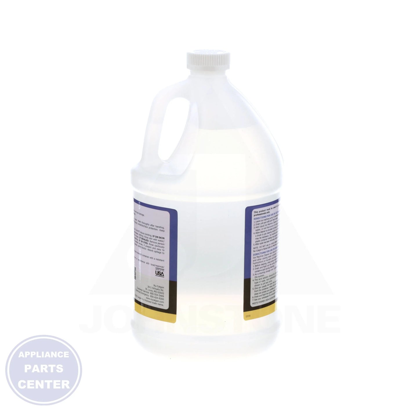 Ice Machine Cleaner 4207-08 - Side view with 1-gallon capacity