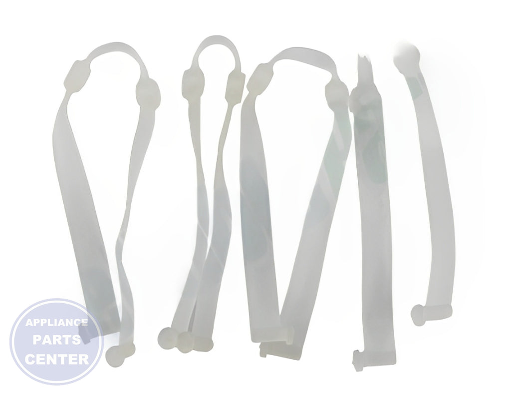 Fisher & Paykel Automatic Washer Straight Molded Strap (Pack of 4) - Side view with 20 lbs capacity