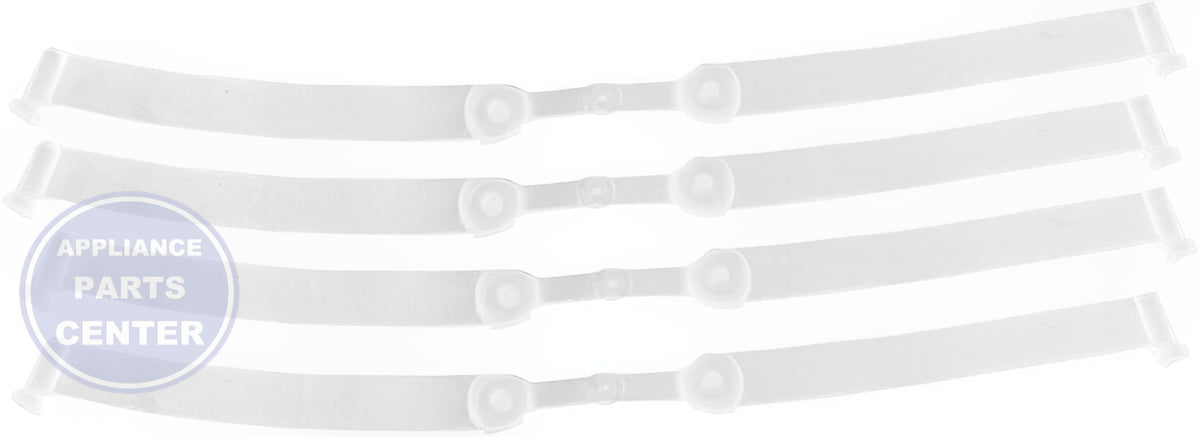 Fisher & Paykel Automatic Washer Straight Molded Strap (Pack of 4) - Main view showing durable support for Fisher & Paykel models