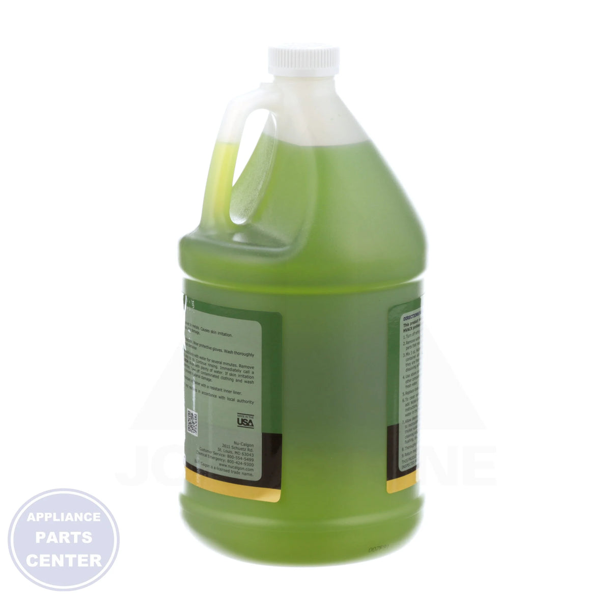 Nickel Safe Ice Machine Cleaner 4287-08 - Side view with 1-gallon capacity