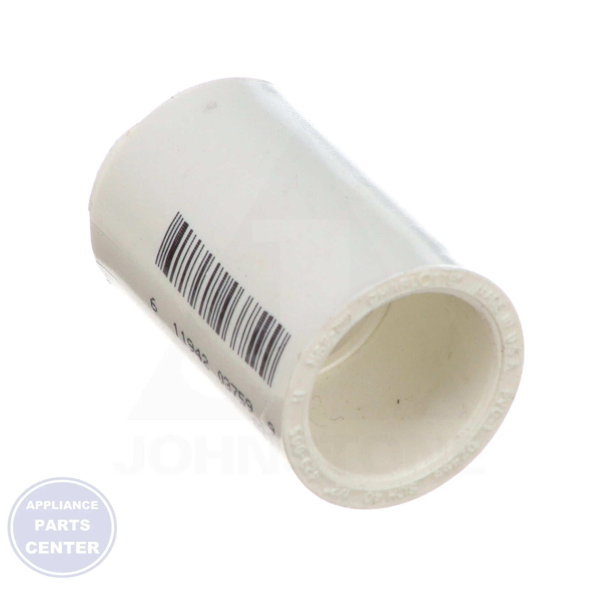 PVC SLIPxSLIP Coupling 429-005 - Detailed view of SCH 40 PVC fitting