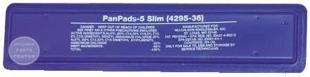Pan Pads-5 Ton Slim 4295-36 - Main view showing bacteria-resistant feature for various models