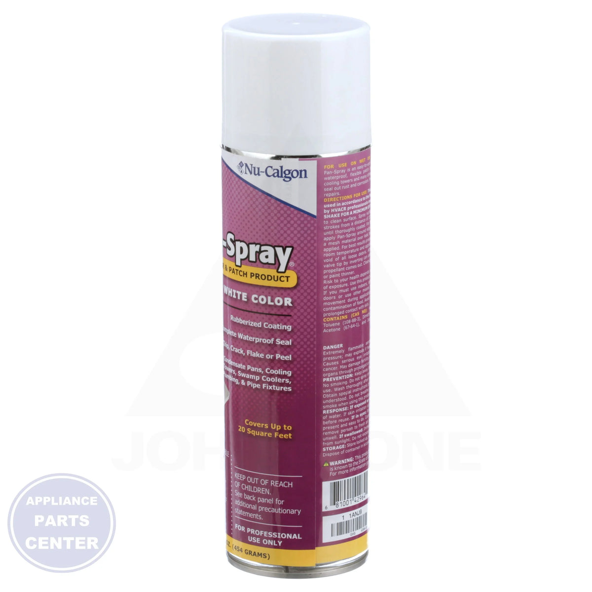 Pan-Spray® White 4296-50 - Detailed view of rubberized coating