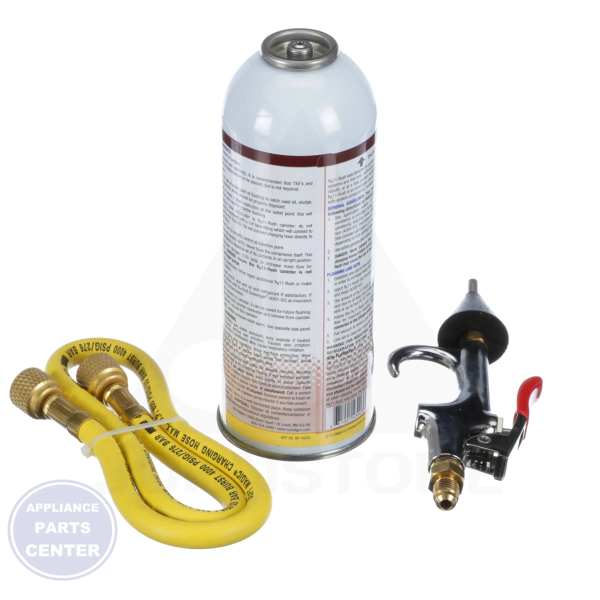 Rx11® flush Starter Kit 4300-08 - Side view with 1 lb. canister