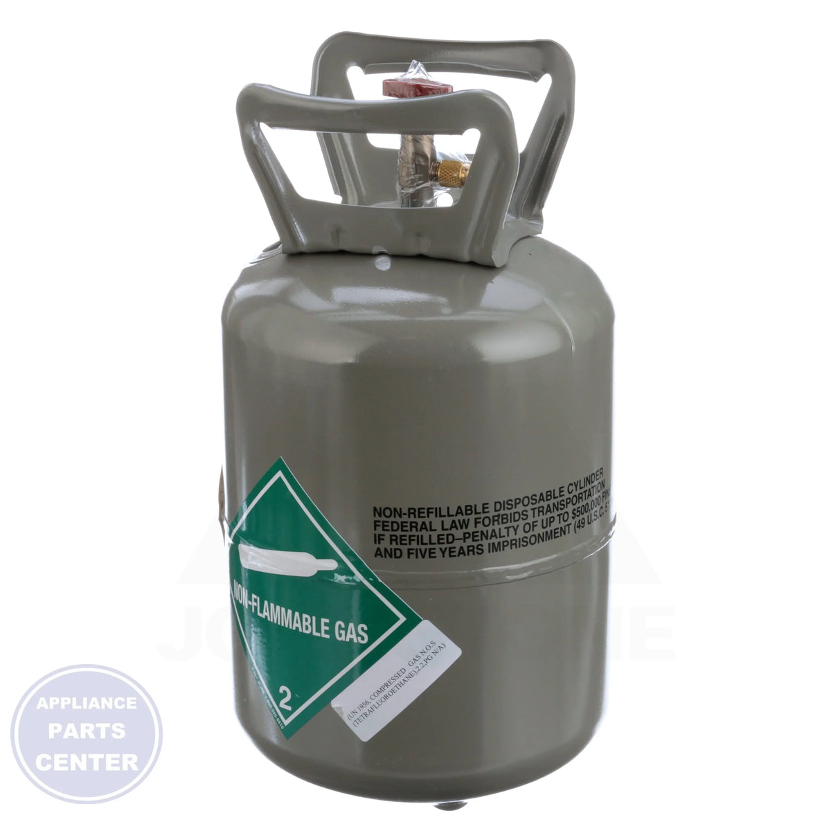 Rx11® flush 4300-15 - Side view with 13 lb cylinder capacity