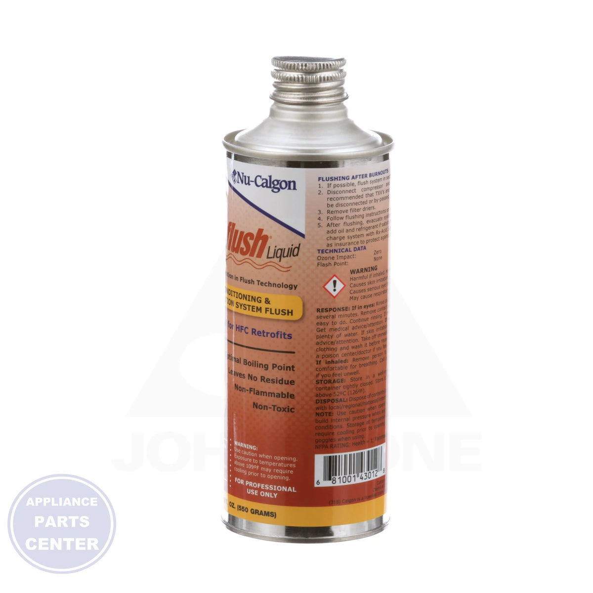 Rx11-flush Liquid 4300-30 - Detailed view of effective cleaning properties