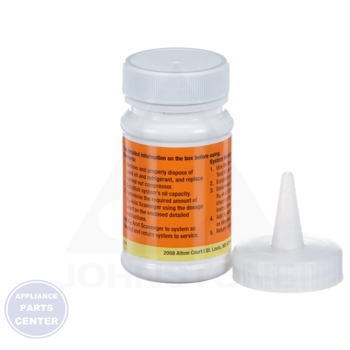Rx-Acid Scavenger™ 4301-02 - Side view with 2 Oz. capacity