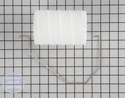 Whirlpool Ice Bucket Baffle 4317870 - Main view showing ice production efficiency for various models