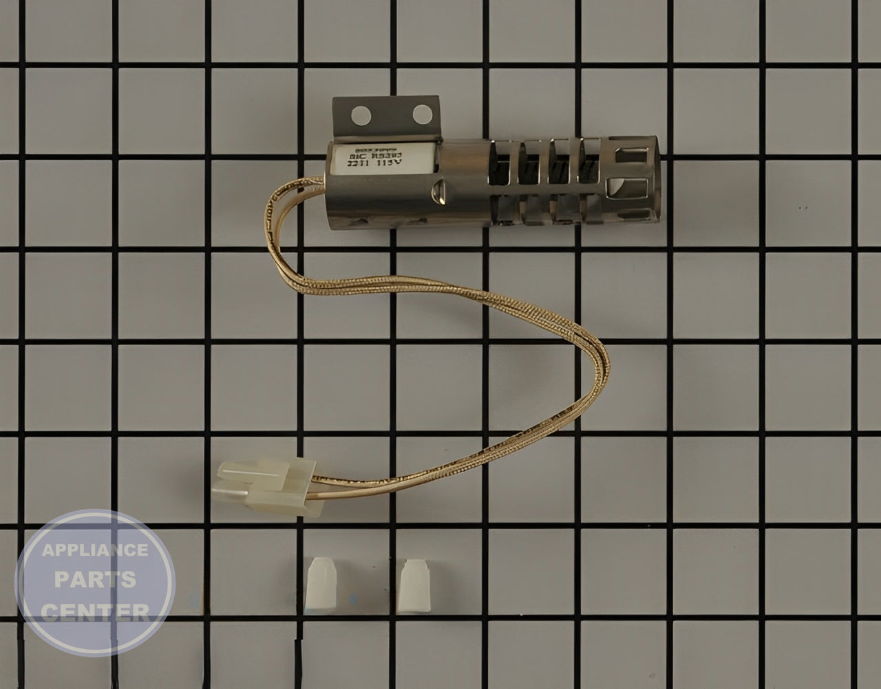 WHIRLPOOL RANGE ROUND OVEN IGNITER 4342528 - Main view showing ignition feature for WPL models