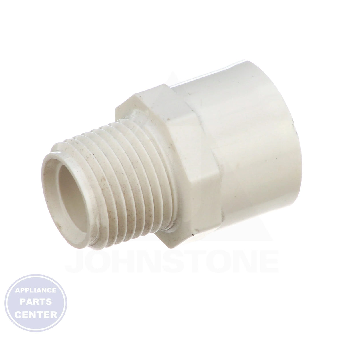 1/2 x 1/2 PVC SLIPxMPT Adapter 436-005 - Side view with 1/2 inch size specifications