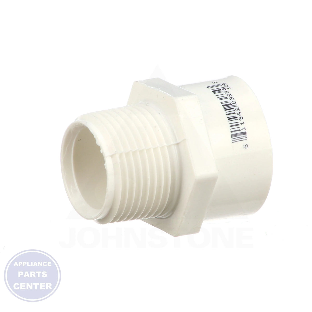 3/4 x 3/4 PVC SLIPxMPT Adapter 436-007 - Side view with precise measurements
