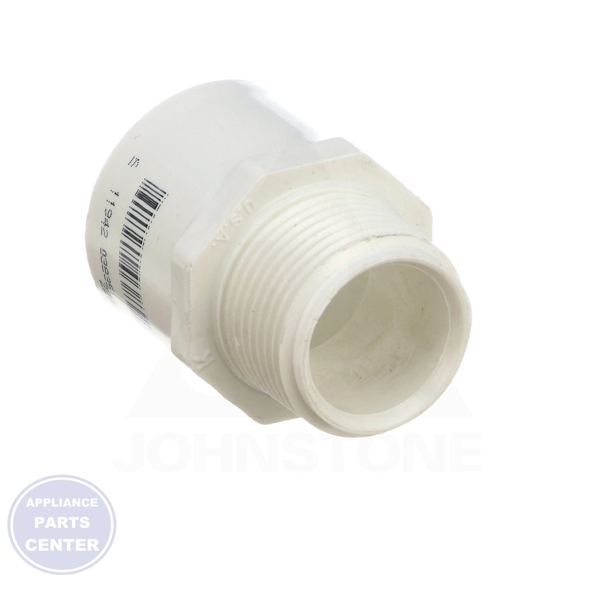 1 x 1 PVC SLIPxMPT Adapter 436-010 - Detailed view of SCH 40 PVC material