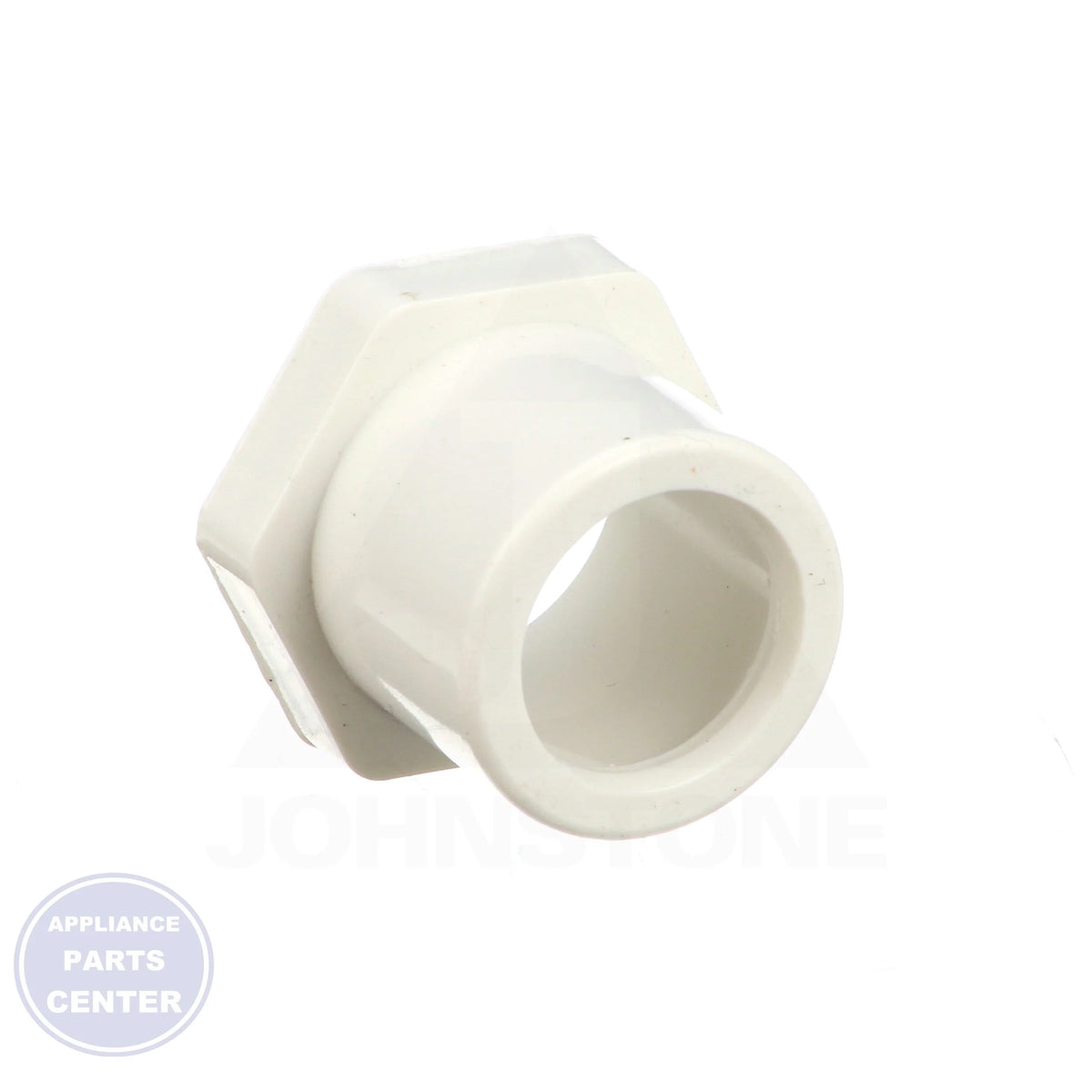 3/4 x 1/2 PVC SPxSLIP Bushing 437-101 - Detailed view of SCH 40 PVC bushing for plumbing needs