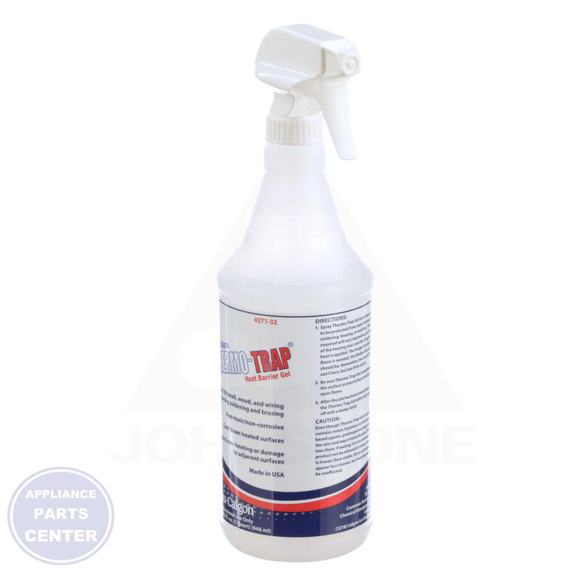Thermo-Trap® Gel Spray 4371-32 - Detailed view of superior heat protection details