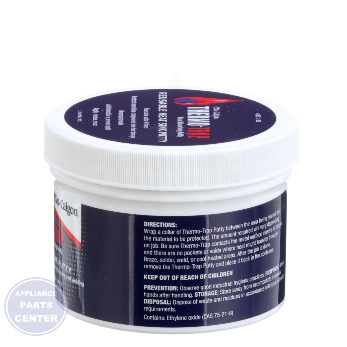Thermo-Trap Putty 4371-38 - Detailed view of protective heat properties