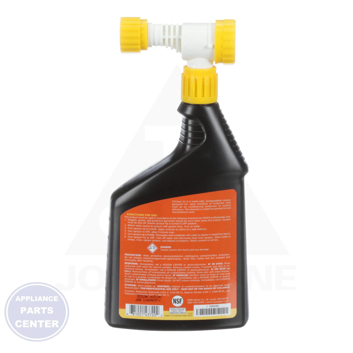 TriClean 2x Coil Cleaner 4372-24 - Side view with capacity to clean three 5-Ton coils