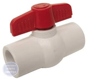 [Brand] 3/4" Pvc Ball Valve 4377000510 - Main view showing PVC schedule 40 for improved efficiency