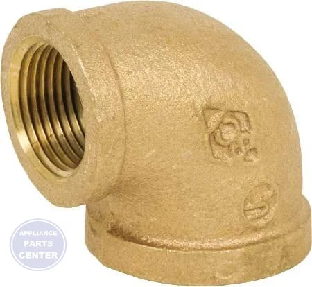 [Brand] 3/4" Brass 90 Degree Elbow Low Lead - Main view showing leak-proof design for [Specific Models]