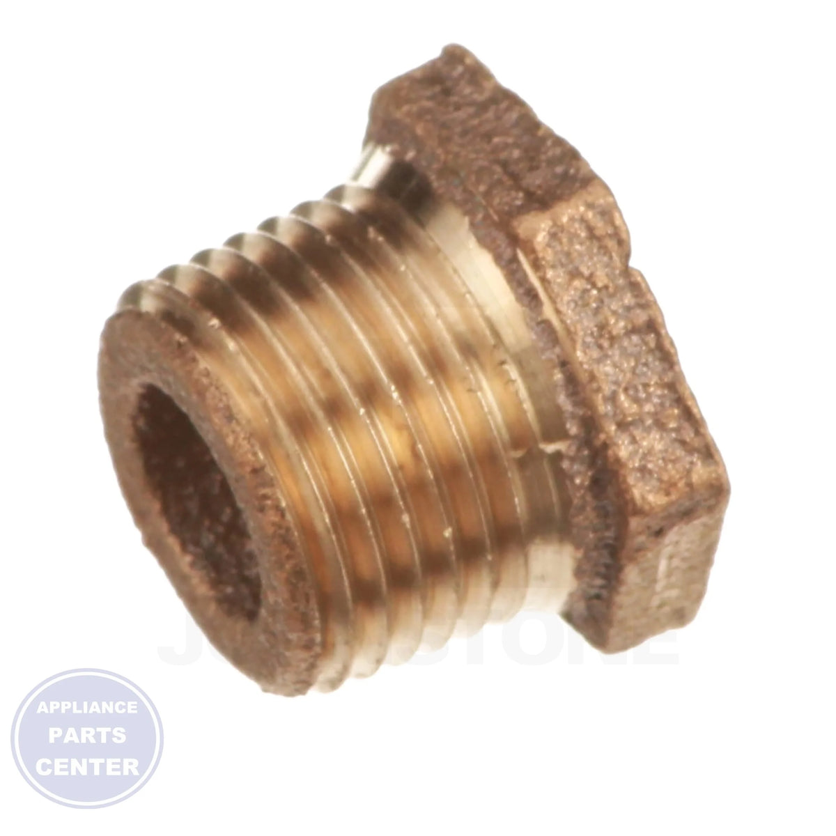 Brass Bushing Low Lead 4385002850 - Side view with 3/8" x 1/4" measurements for accurate fittings